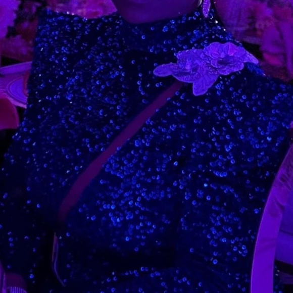 Custom Short Sequin Birthday Dress - Picture 3 of 4